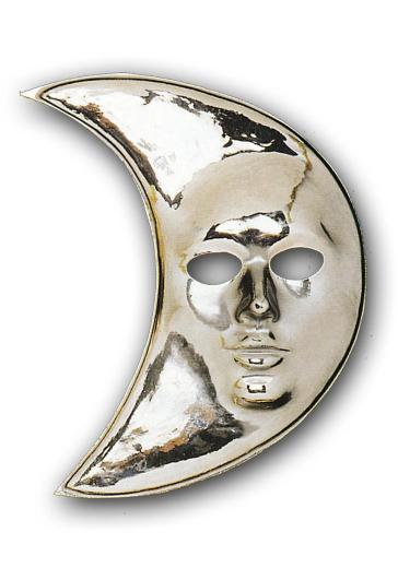 Carnival Toys 126 - Maschera Luna Argento In Plastica