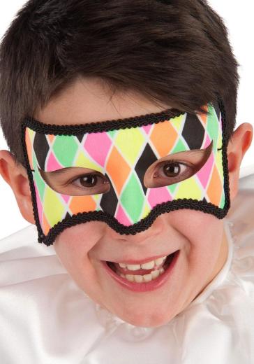 Carnival Toys 1669: Maschera Arlecchino In Tessuto