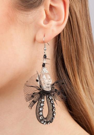 Carnival Toys 8758: Orecchini Teschio C/ Strass