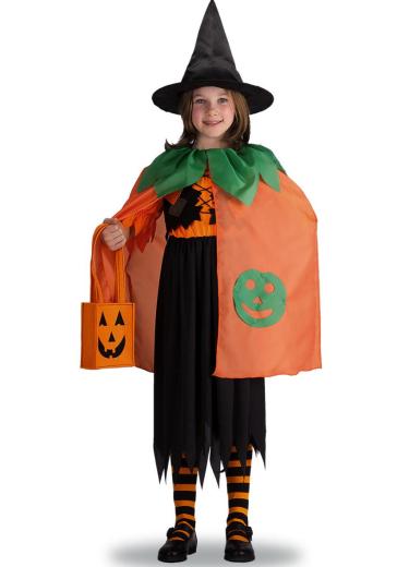 Carnival Toys 22812: Mantello Zucca In Taffetas Arancione C/Cappello L.Cm.65 Ca.
