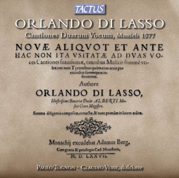 Lasso: cantiones duarum vocum, 1577