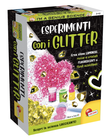 I'M A Genius Scienza Pocket Esperimenti Con I Glitter