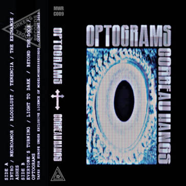 Optograms - blue w/black streaks vinyl