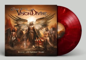 Blood and angels' tears - marbled red