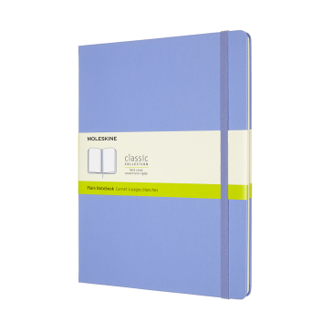 Notebook Xl Pla Hard Hydrangea Blue