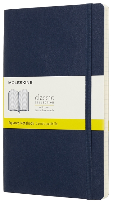 Notebook Lg Squ Soft Sap.Blue