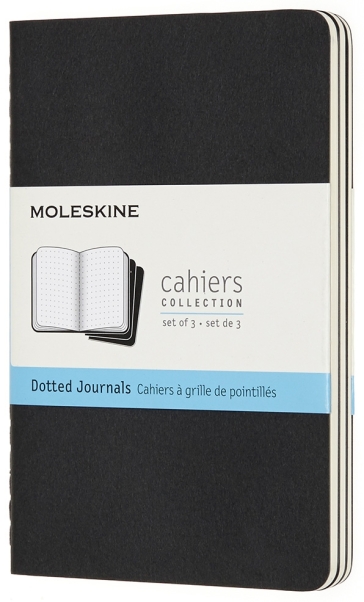 Cahier Jnls Pk Dot Blk