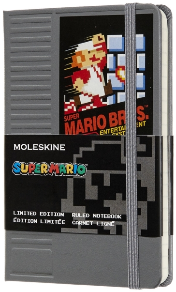 Taccuino Super Mario - a righe - Pocket - Edizione Limitata - cartuccia Nes Cartridge