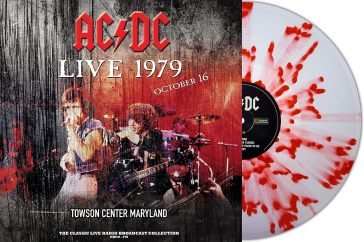 Live 1979 at towson center (clear & red