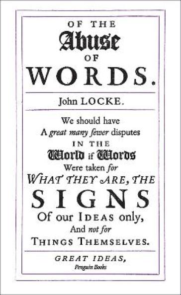  Of the Abuse of Words    -0