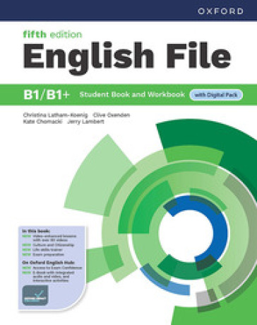 English file. B1/B1+. With Student's book, Workbook. With Digital pack. Per le Scuole superiori. Con e-book. Con espansione online-0