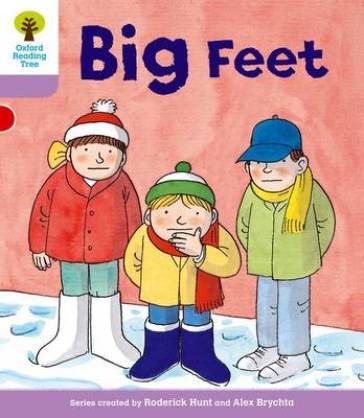  Oxford Reading Tree: Level 1+: First Sentences: Big Feet    -0