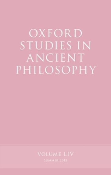 Oxford Studies in Ancient Philosophy, Volume 54