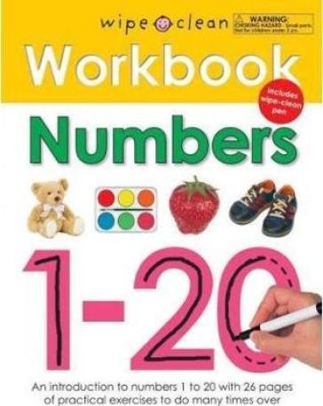  Wipe Clean Workbook Numbers 1-20    -0