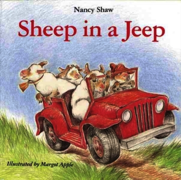 Sheep in a  Jeep