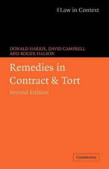 Remedies in Contract and Tort