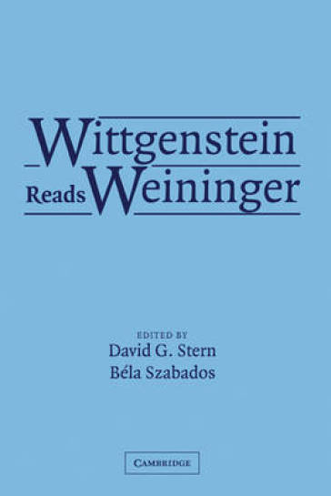  Wittgenstein Reads Weininger    -0