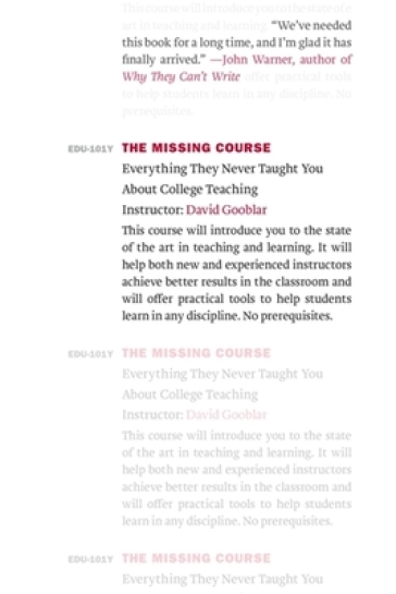 The Missing Course