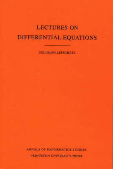 Lectures on Differential Equations
