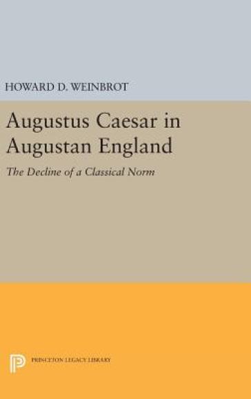 Augustus Caesar In Augustan England