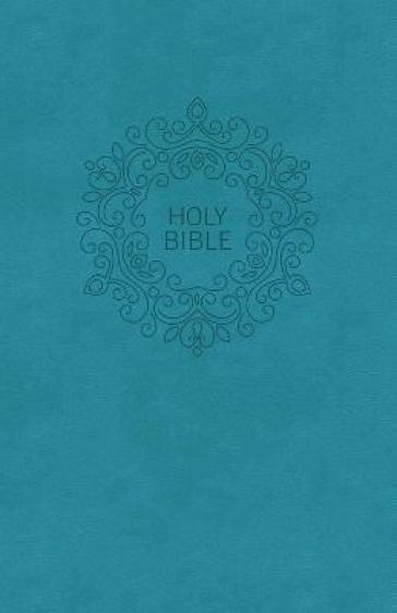 NKJV, Value Thinline Bible, Large Print, Turquoise Leathersoft, Red Letter, Comfort Print