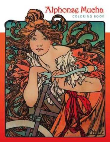 Alphonse Mucha Colouring Book