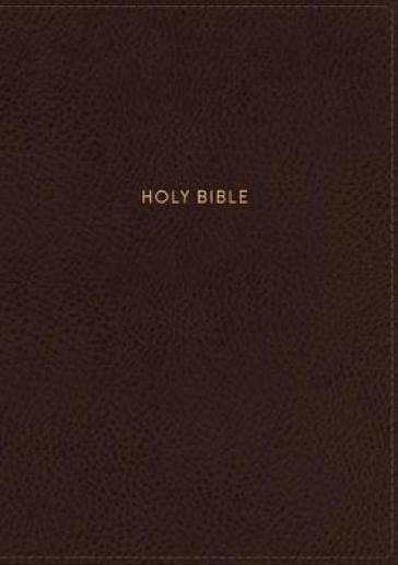 NKJV, Journal the Word Reference Bible, Leathersoft, Brown, Red Letter, Comfort Print