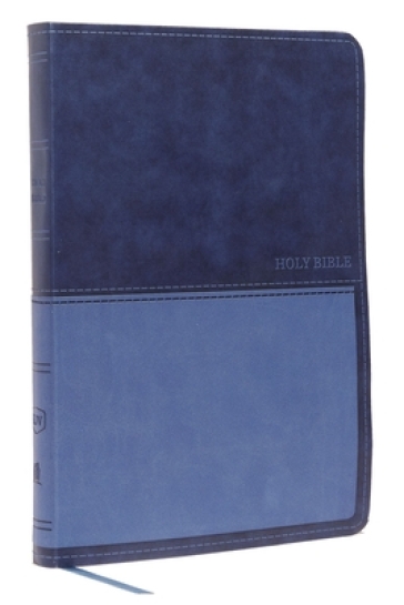KJV Holy Bible: Value Large Print Thinline, Blue Leathersoft, Red Letter, Comfort Print: King James Version