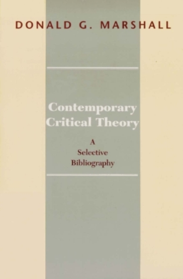 Contemporary Critical Theory