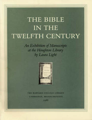 The Bible in the Twelfth Century
