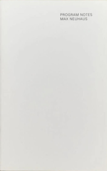 Program Notes