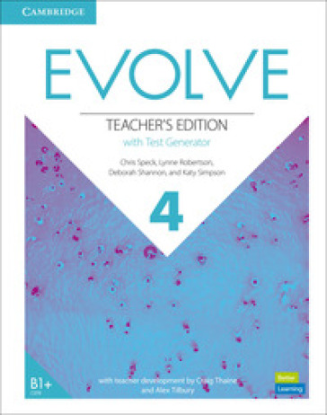 Evolve. Level 4. Teacher's Edition with Test Generator