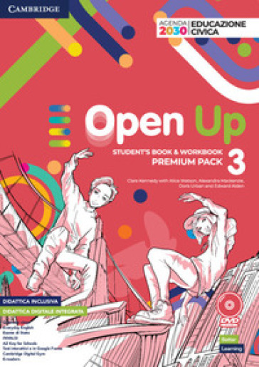Open up. Level 1. Premium pack. Student's book-Workbook. Per la Scuola media. Con e-book. Con espansione online. Con DVD-ROM. Vol. 3