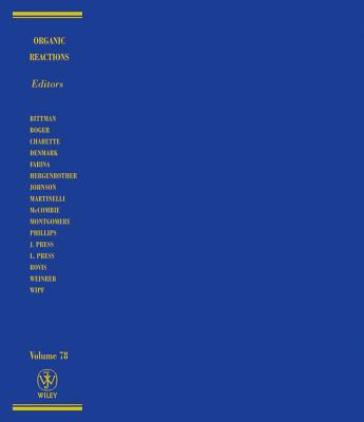 Organic Reactions, Volume 78
