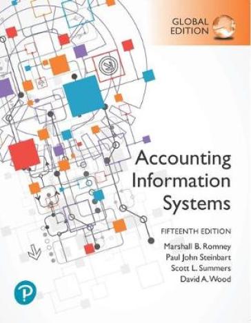  Accounting Information Systems, Global Edition    -0