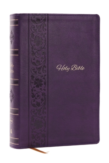 NKJV Bible: Personal Size Giant Print, Purple Leathersoft, Holy Bible, Red Letter, Comfort Print: New King James Version