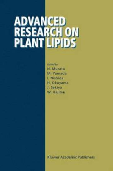 Advanced Research on Plant Lipids