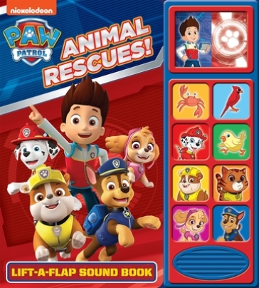Nickelodeon Paw Patrol: Animal Rescues! Lift-A-Flap Sound Book