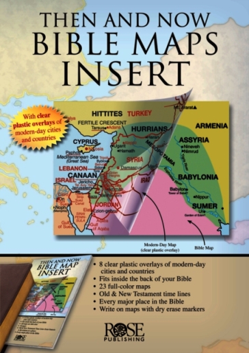Then and Now Bible Maps Insert
