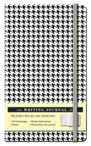Houndstooth Black and White Journal