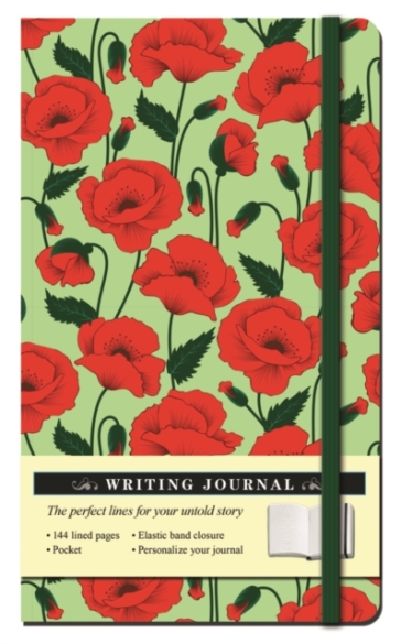 Floral Poppy Journal
