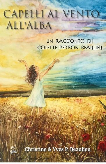 Capelli al vento all'alba