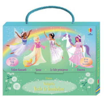 Valigetta. Vesto le bamboline. Ediz. a colori. Vol. 4: Fatine danzanti-Sirene-Le fate principesse-Unicorni