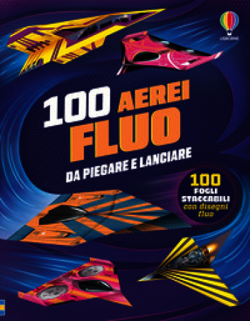 100 aerei fluo da piegare e lanciare