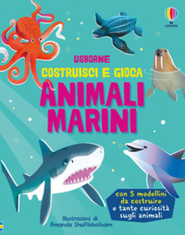 Animali marini. Ediz. a colori. Con 5 modellini