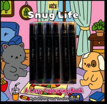 Snug Life: A Cosy Colouring Book and Markers