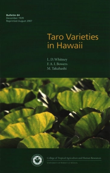 Taro Varieties in Hawaii