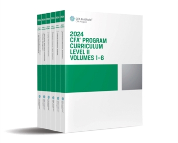 2024 CFA Program Curriculum Level II Box Set, Volumes 1 - 6