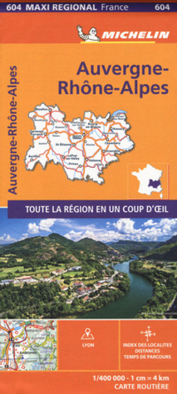 Auvergne-Rhône-Alpes 1:400.000
