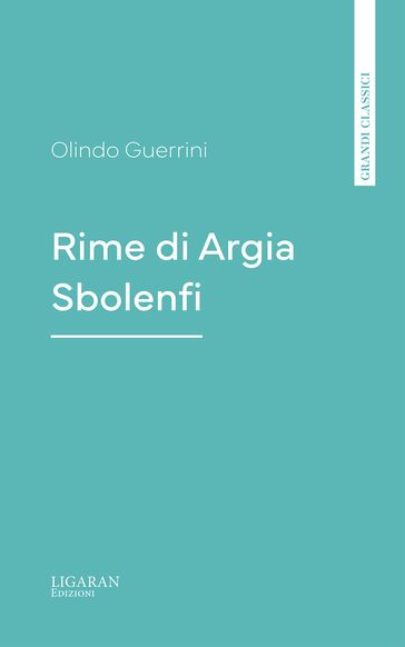 Rime di Argia Sbolenfi
